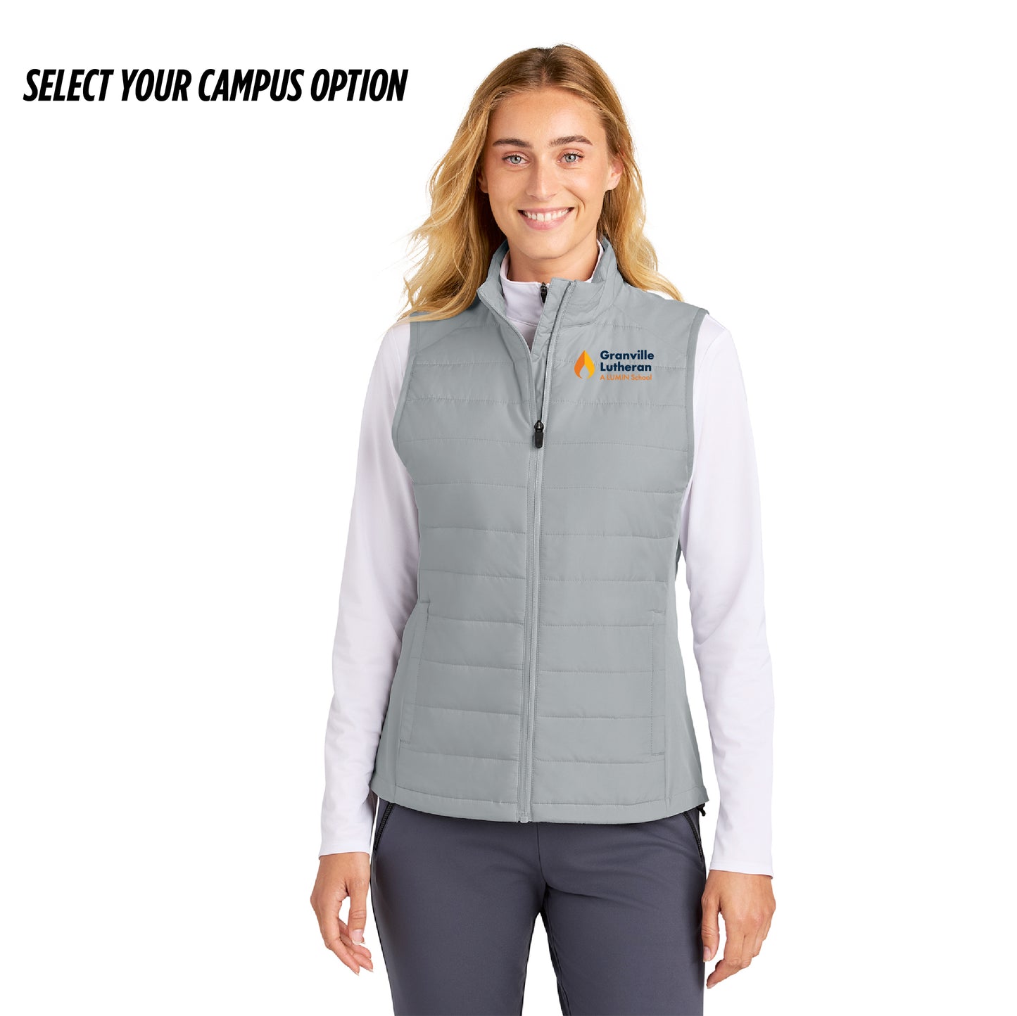 Sport-Tek® Women’s Teknical Hybrid Vest - Campus Collection