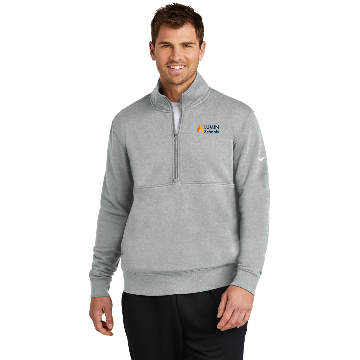 Nike Club Fleece Sleeve Swoosh 1/2-Zip