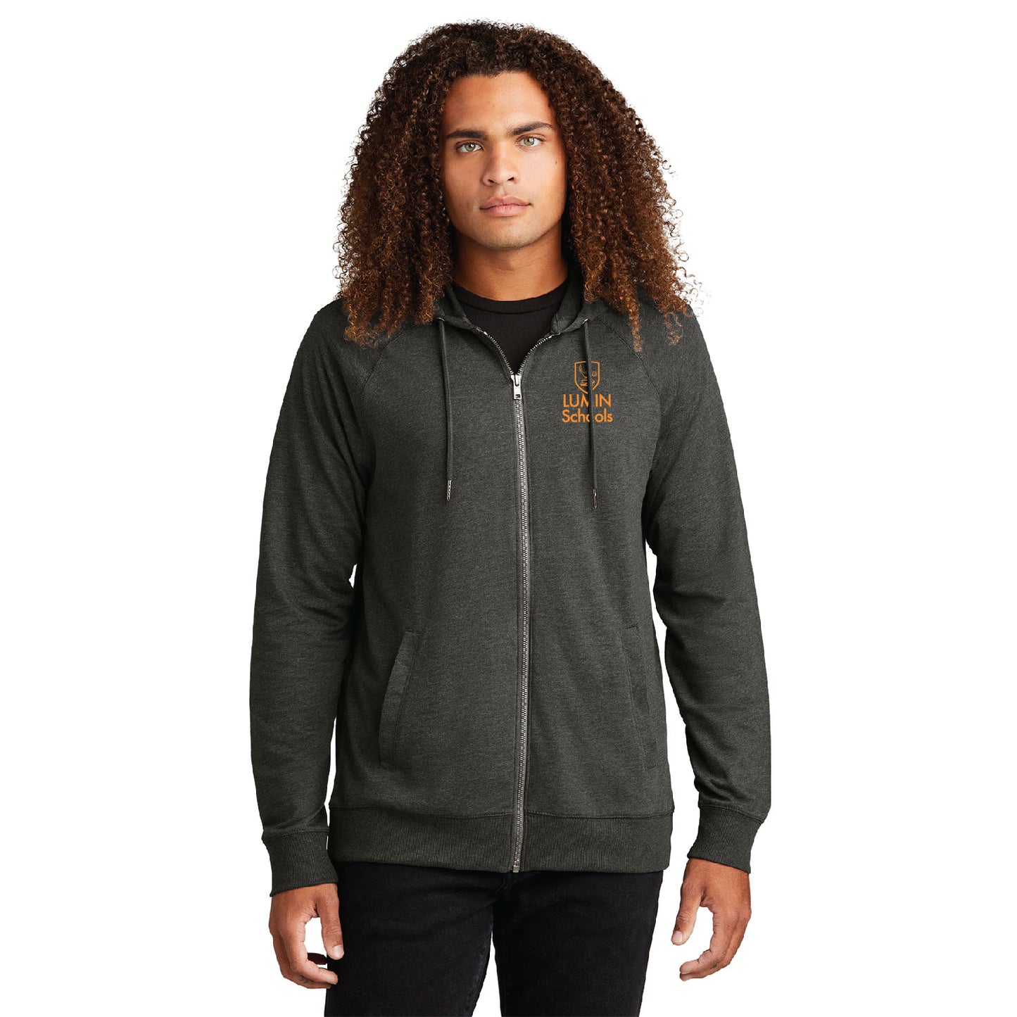District Featherweight French Terry Full-Zip Hoodie - STAFF