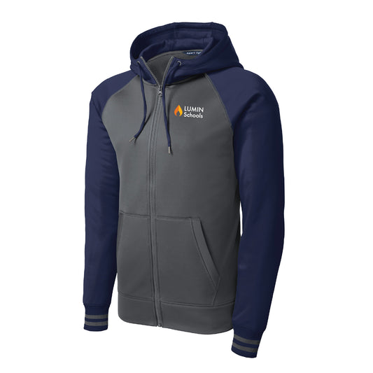 Sport-Tek Sport-Wick Varsity Fleece Full-Zip Hood